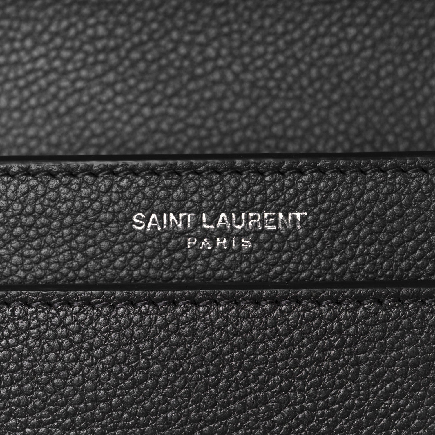 Saint Laurent Grained Calfskin Medium Monogram Sunset Fog 8 of 12