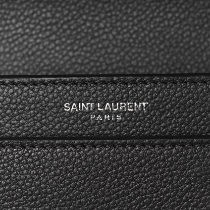 Saint Laurent Grained Calfskin Medium Monogram Sunset Fog 8 of 12