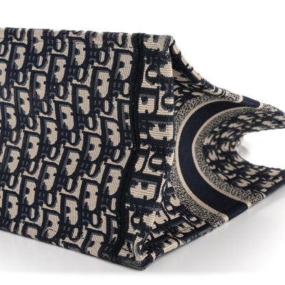 Christian Dior Oblique Medium Book Tote Blue Multicolor 10 of 11