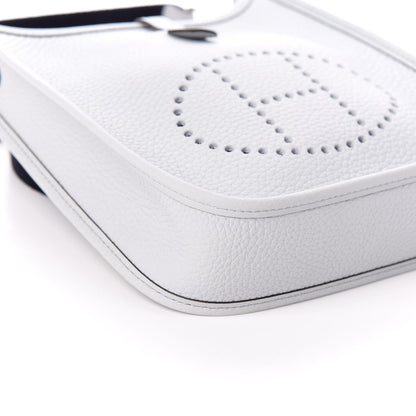 Hermes Taurillon Clemence Amazone Evelyne TPM Bleu Pale Indigo 7 of 8
