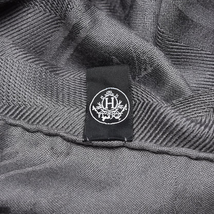 Hermes Cashmere Silk New Libris Stole Flanelle 4 of 5
