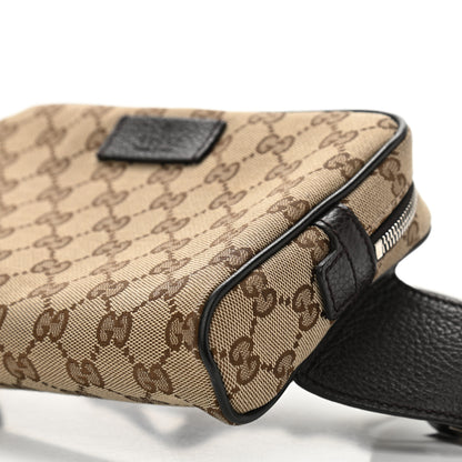 Gucci Monogram Belt Bag Dark Brown 10 of 10