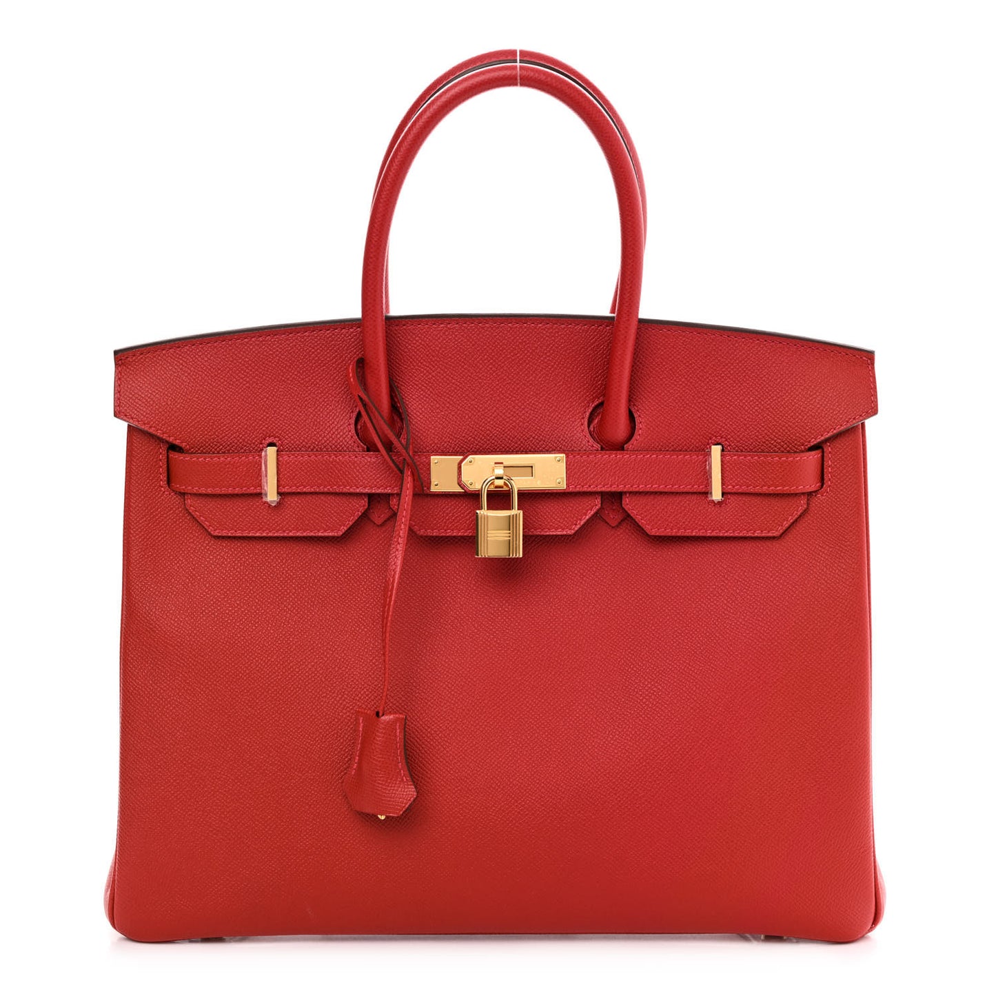 Epsom Birkin 35 Rouge Casaque