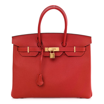 Hermes Epsom Birkin 35 Rouge Casaque 1 of 14