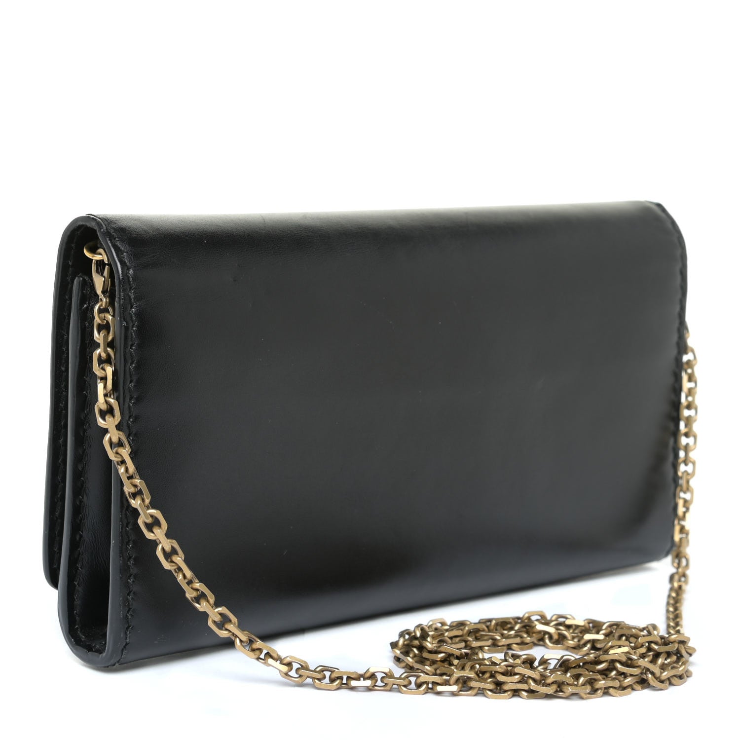 Christian Dior Smooth Calfskin J'adior Croisiere Chain Wallet Black 3 of 13