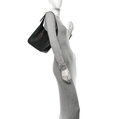 Saint Laurent Smooth Calfskin Small Le 5 A 7 Soft Hobo Black 2 of 10