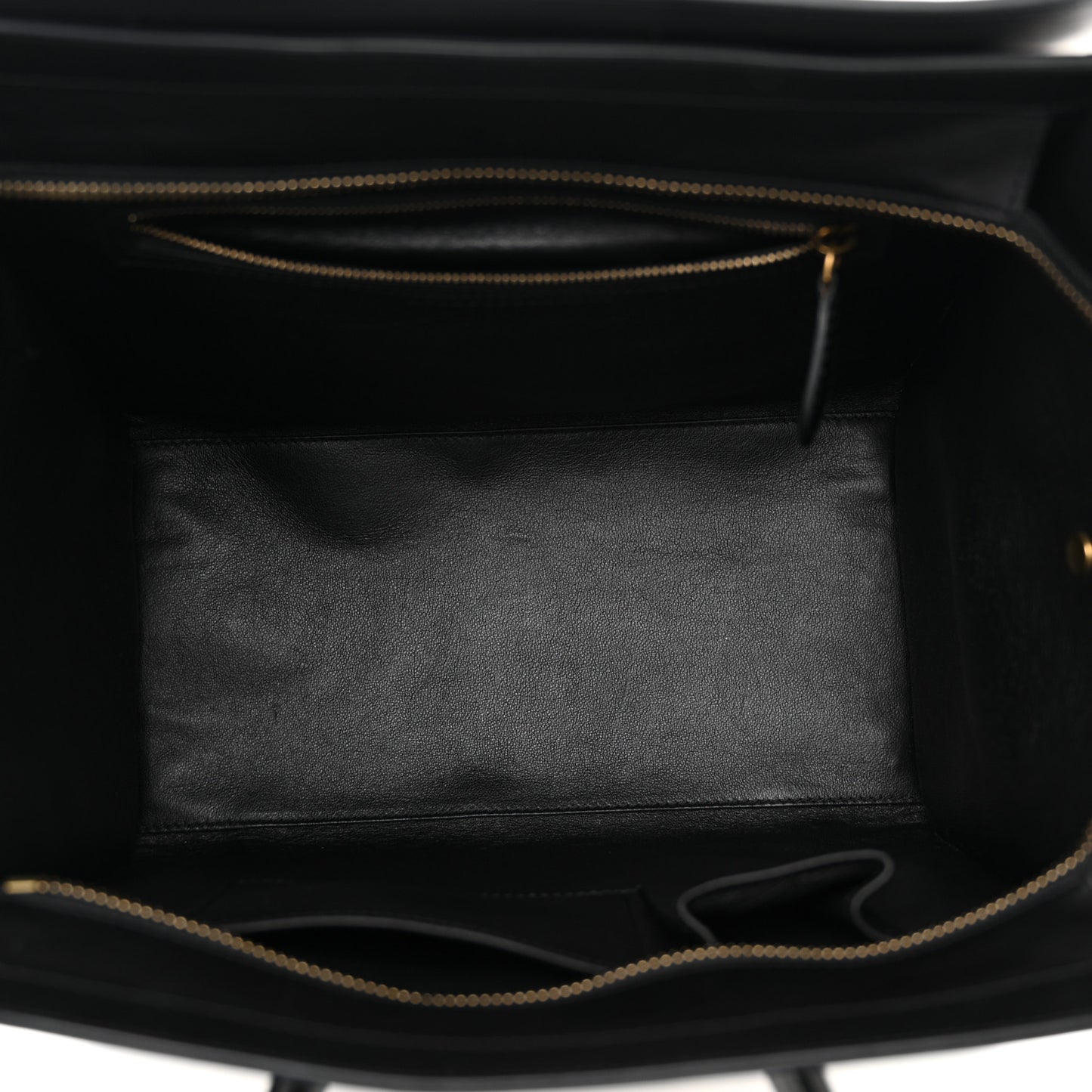 Elephant Calfskin Mini Bi-Color Luggage Black White