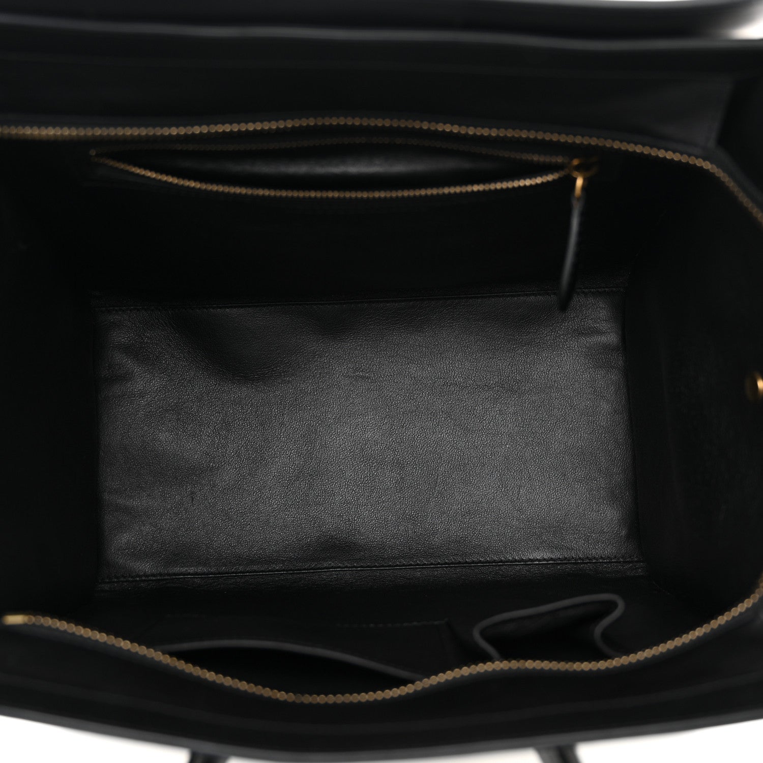 Celine Elephant Calfskin Mini Bi-Color Luggage Black White 5 of 11