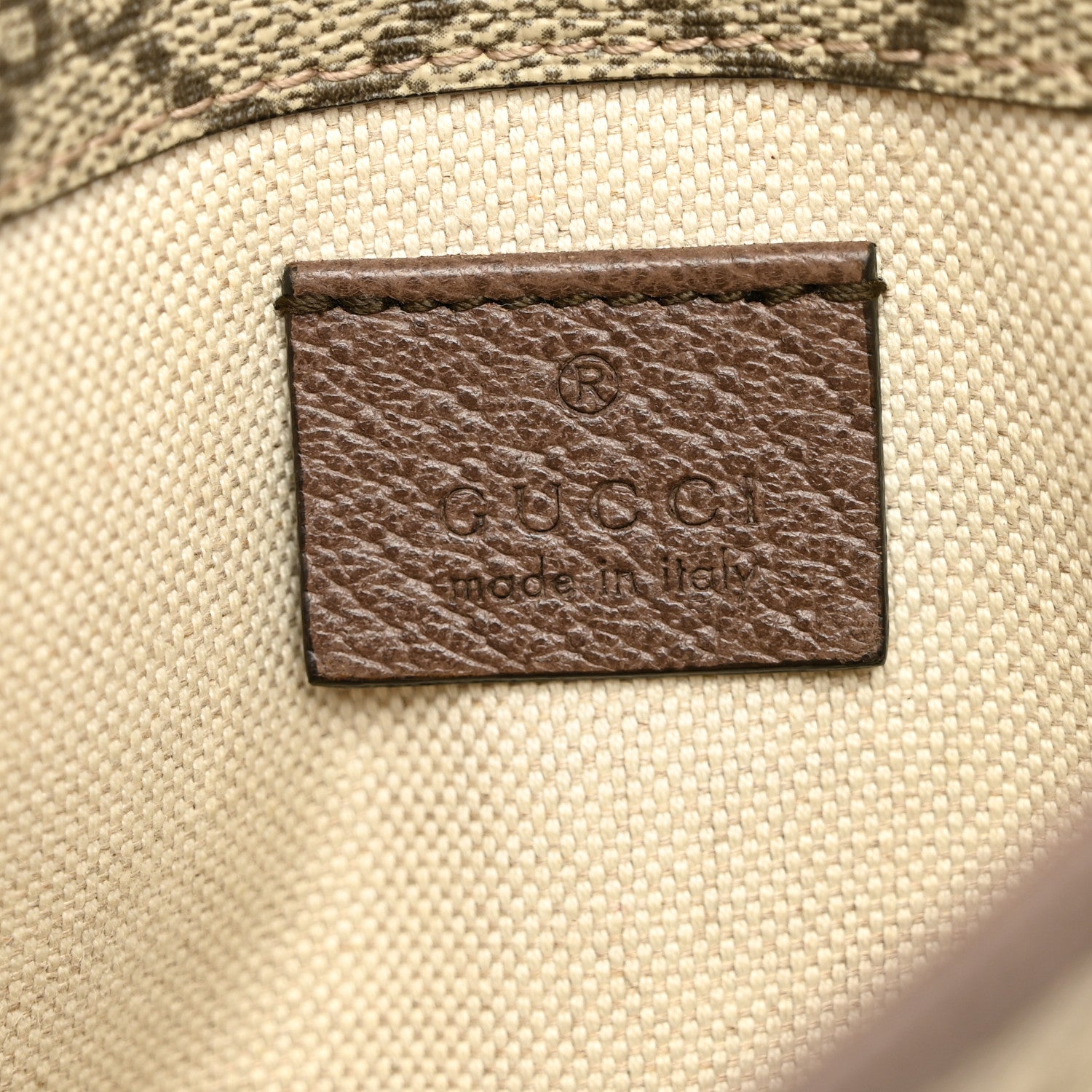 Gucci GG Supreme Monogram Neo Vintage Web Belt Bag Brown 5 of 9