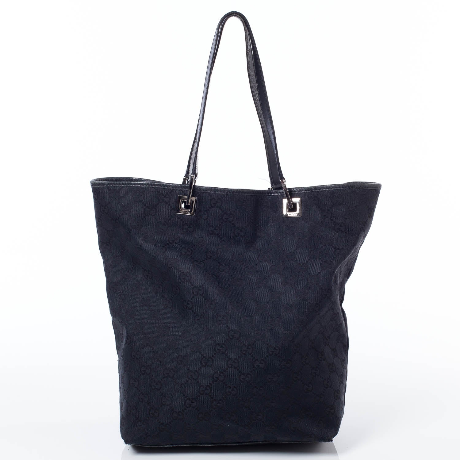 Gucci Monogram Large Bucket Tote Black 4 of 11