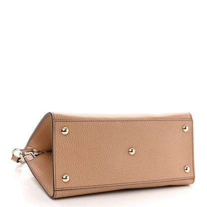 Gucci Dollar Calfskin Medium Soho Top Handle Satchel Camelia 4 of 11