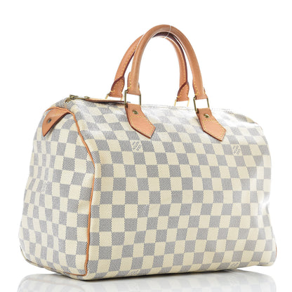 Louis Vuitton Damier Azur Speedy 30 3 of 13