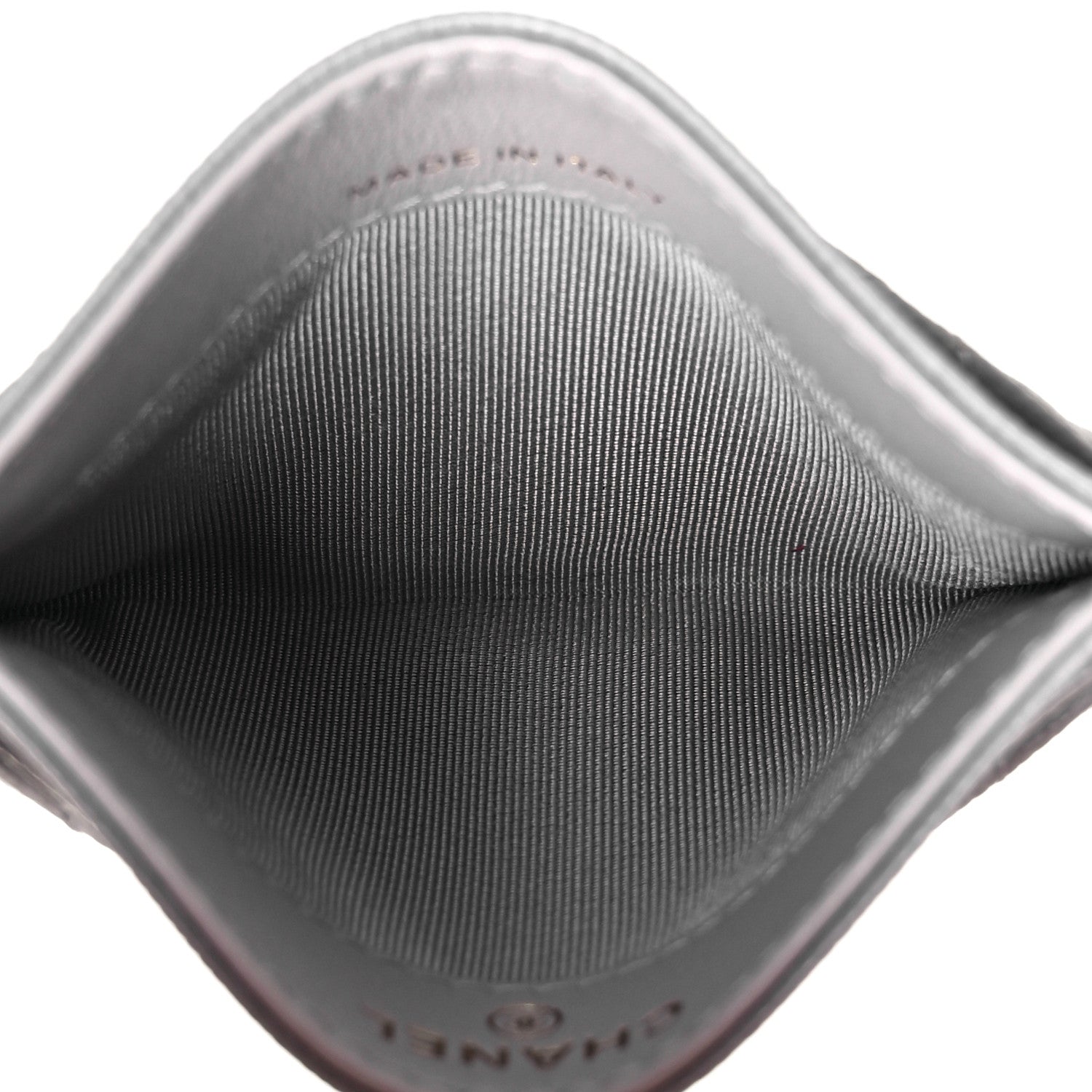 Chanel Caviar Quilted Card Holder Grey 5 of 11