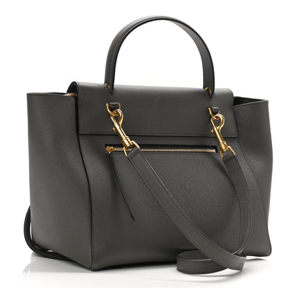 Celine Grained Calfskin Mini Belt Bag Grey 5 of 20