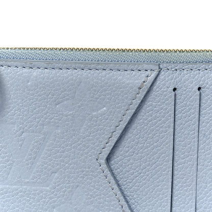 Louis Vuitton Empreinte Monogram Zipped Romy Card Holder Bleu Nuage 7 of 7