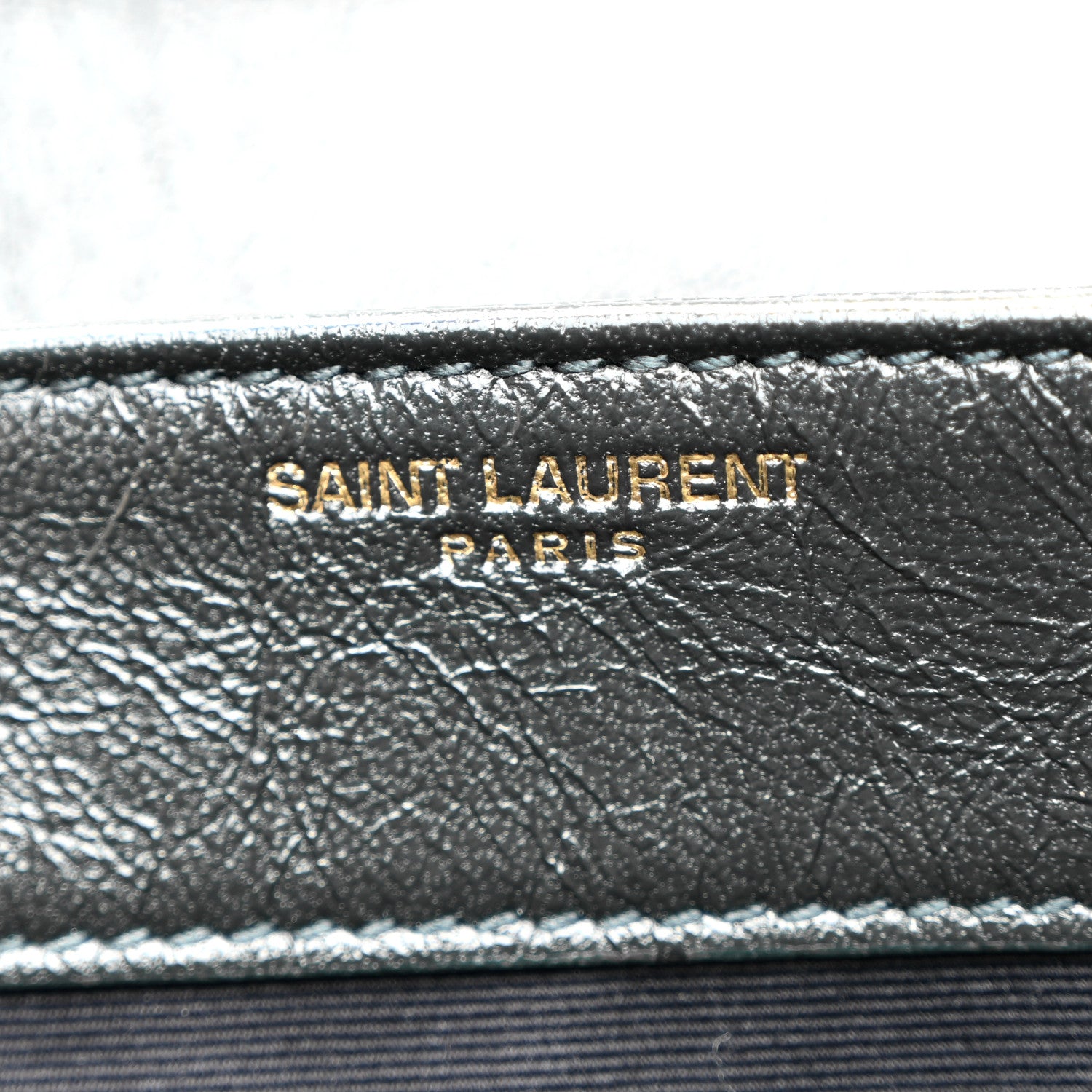 Saint Laurent Lambskin Quilted Mini Becky Chain Bag Vert Fonce 18 of 21
