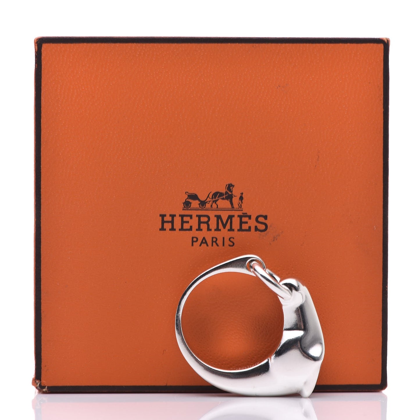 Sterling Silver Small Galop Ring 57 8