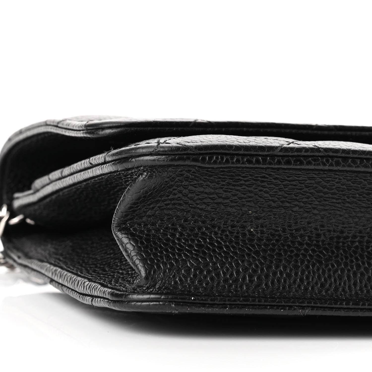Chanel Caviar Quilted Wallet On Chain WOC Black 10 of 12