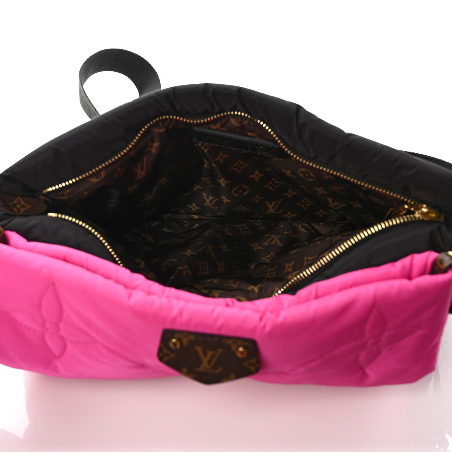 Louis Vuitton Econyl Monogram Pillow Maxi Multi Pochette Accessories Black Fuchsia 5 of 9
