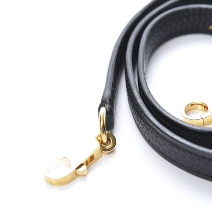 Hermes Taurillon Clemence Kelly Shoulder Strap Black 5 of 5