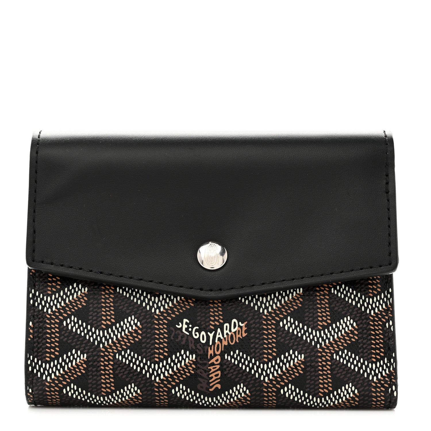 Goyard Goyardine Saint-Gabriel Compact Wallet Black 1 of 7