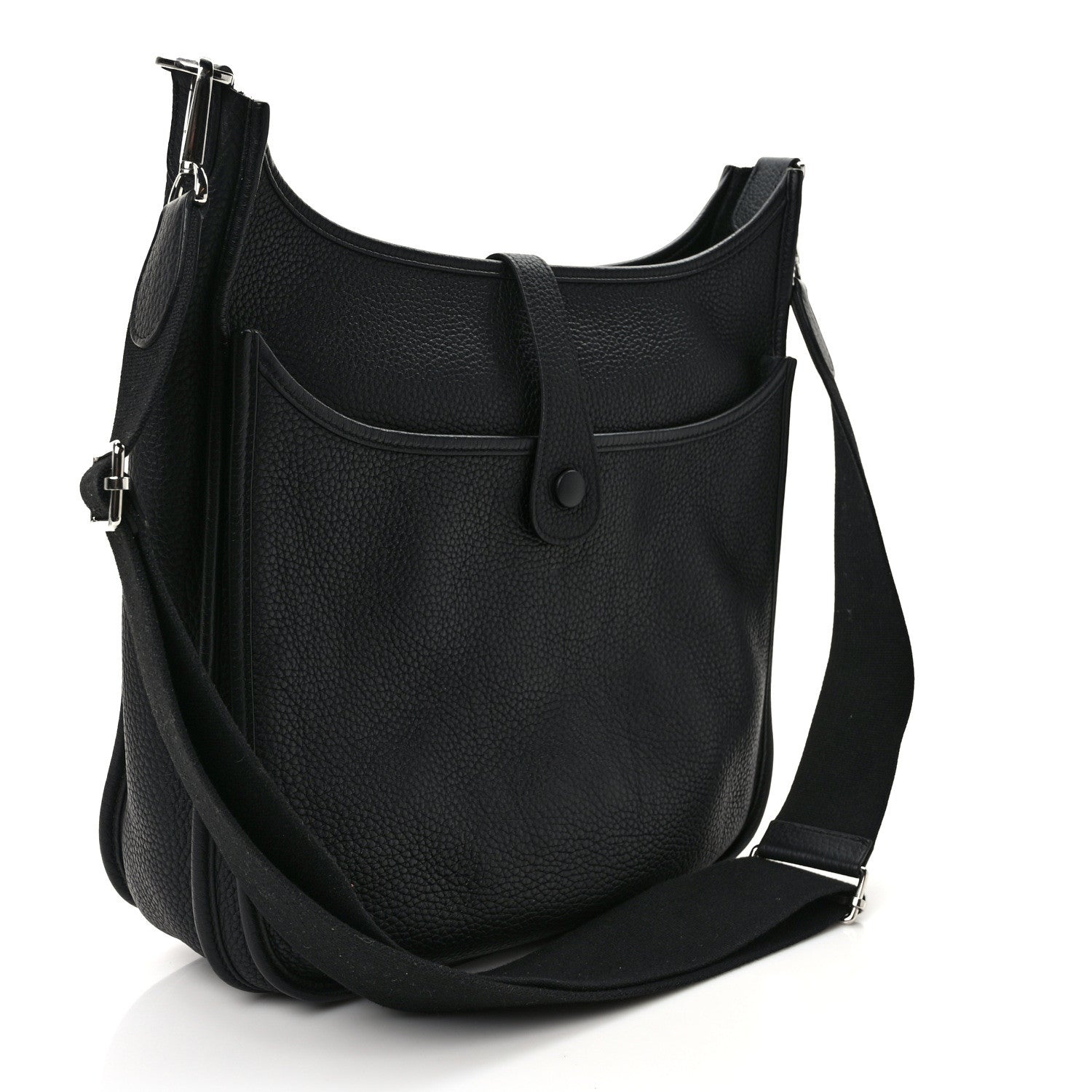 Hermes Taurillon Clemence Evelyne III GM Black 3 of 10