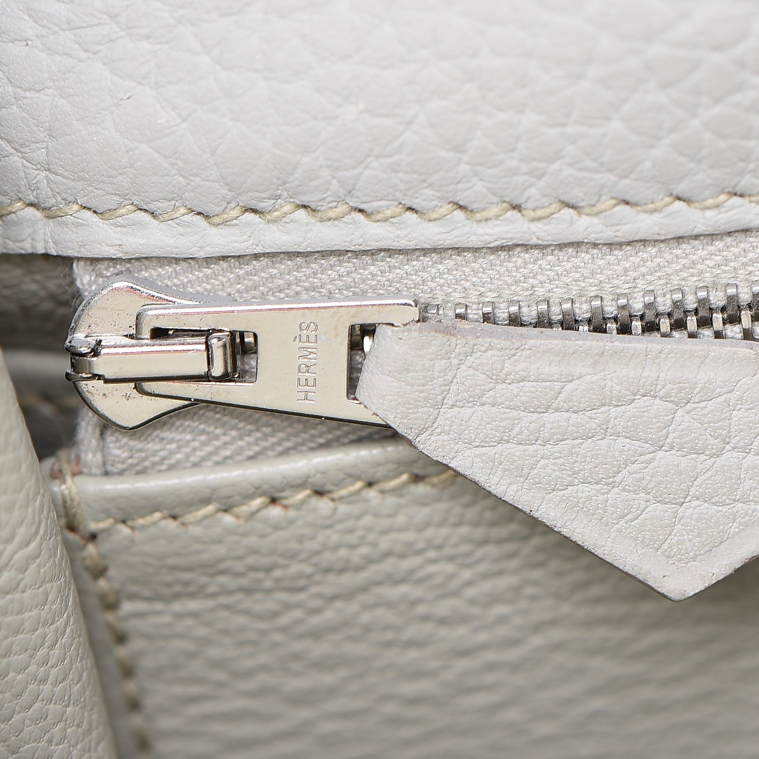 Hermes Taurillon Clemence Kelly Retourne 35 Gris Perle 23 of 29