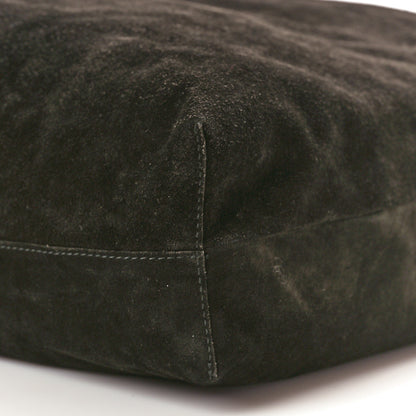 The Row Suede Bindle Bag Espresso 9 of 11
