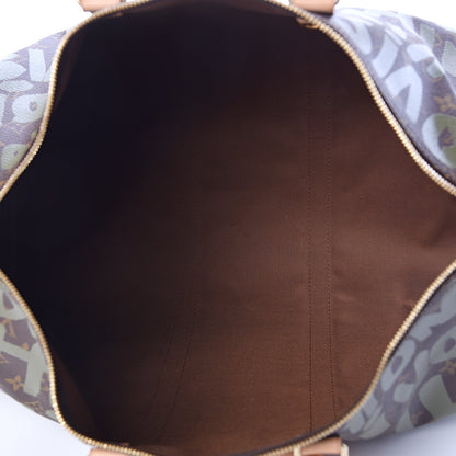 Louis Vuitton Graffiti Keepall 50 Kaki 5 of 11