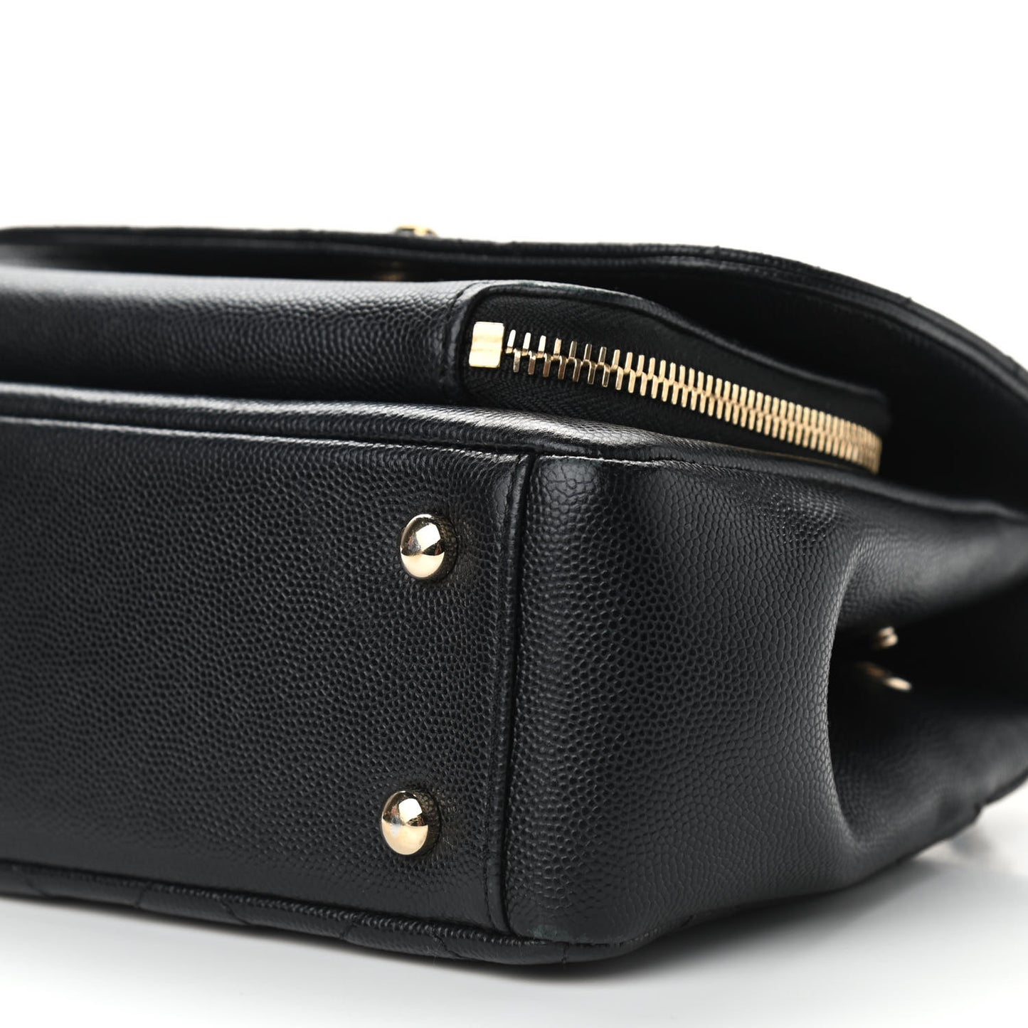 Caviar Quilted Small Business Affinity Flap Black