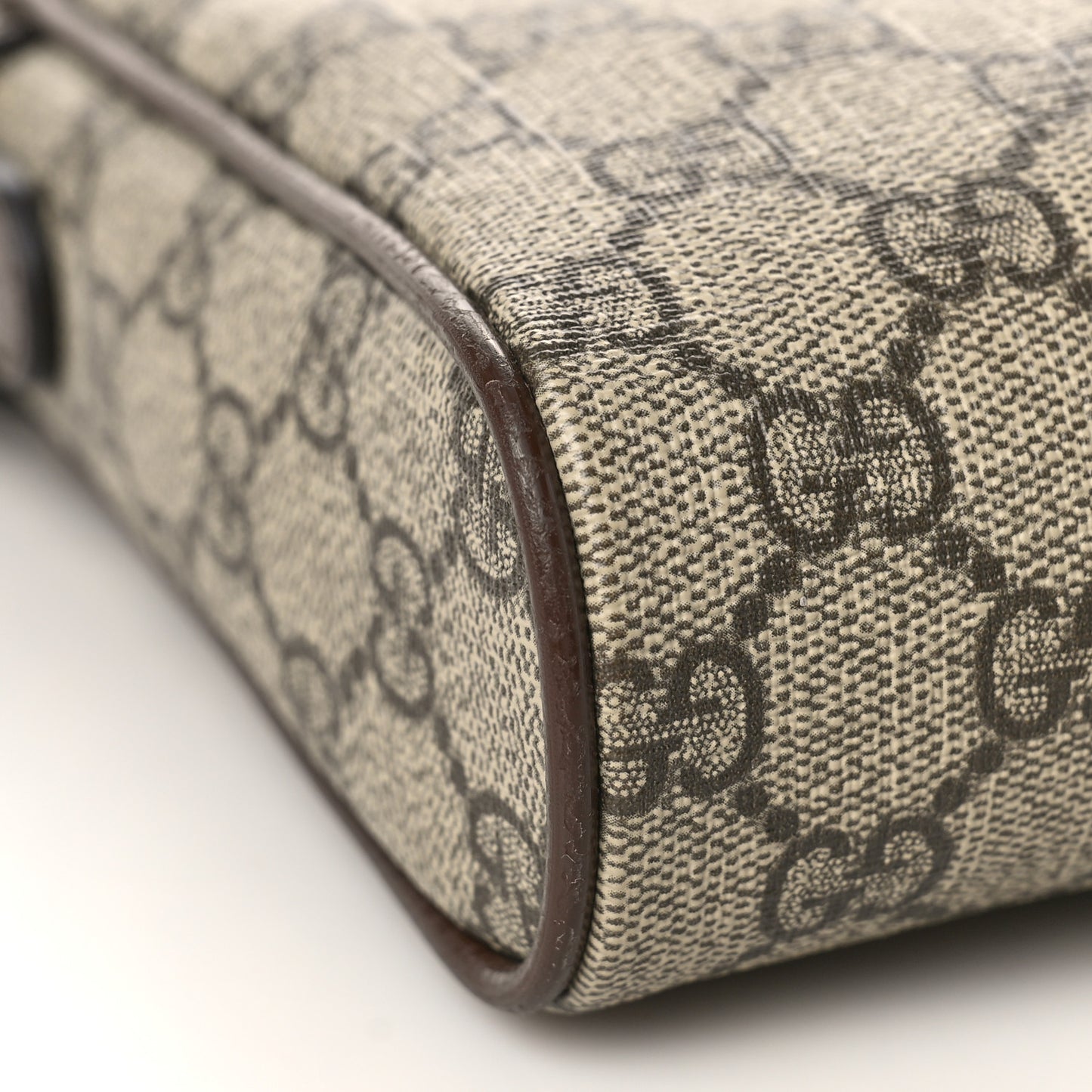 GG Supreme Monogram Web Small Ophidia Messenger Bag Brown