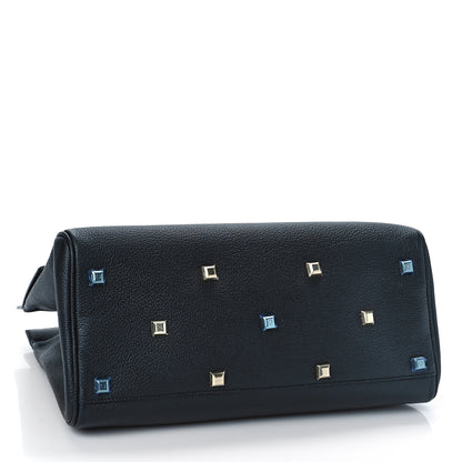 Salvatore Ferragamo Calfskin The Studio Bag Black 5 of 9