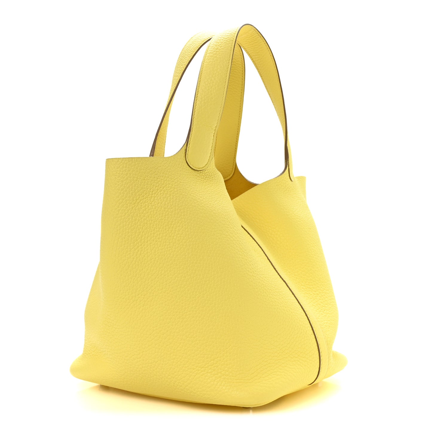 Taurillon Clemence Picotin Lock 22 MM Limoncello