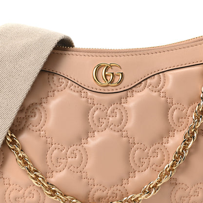 Gucci Calfskin GG Matelasse Chain Handbag Porcelain Rose 8 of 10