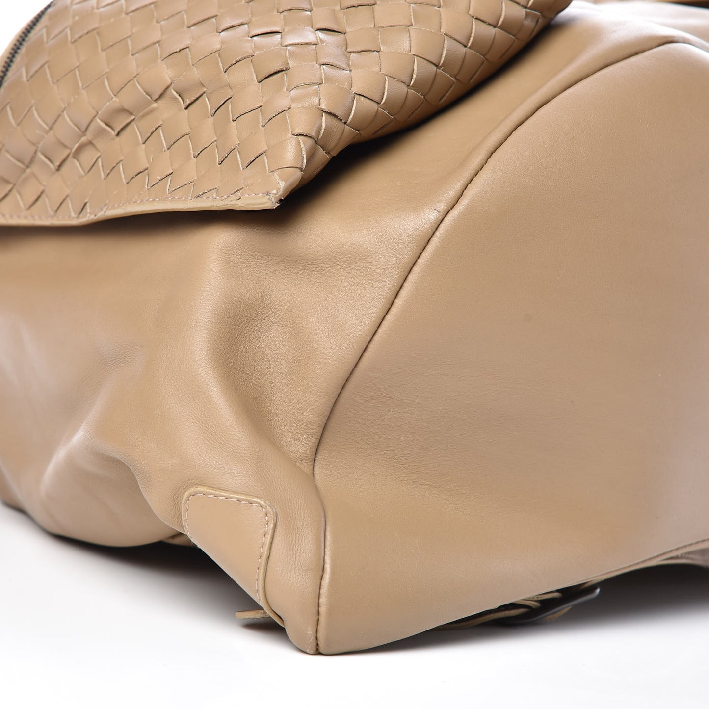 Nappa Intrecciato Backpack Walnut