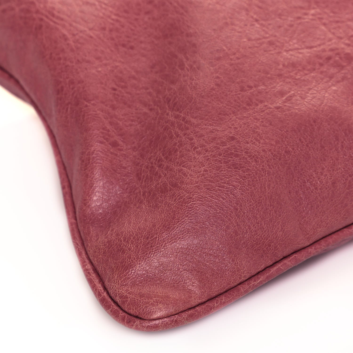Balenciaga Agneau Classic Hardware Flat Handle Clutch Rose Bruyere 9 of 10
