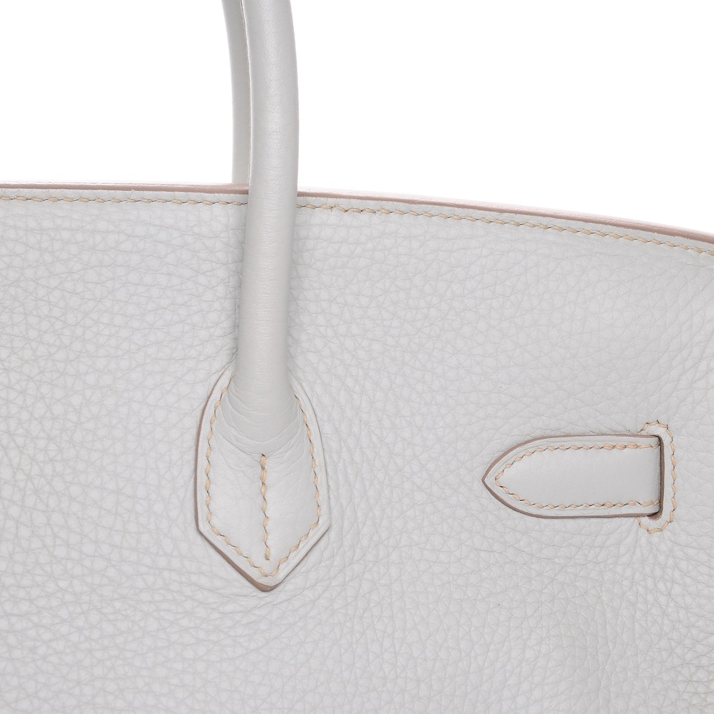 Taurillon Clemence Birkin 35 Gris Perle