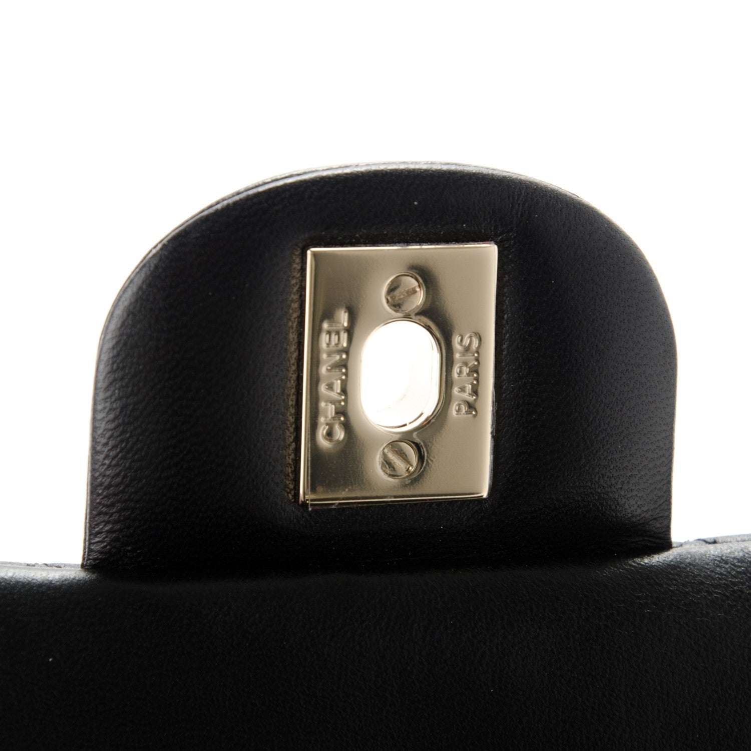 Chanel Lambskin Quilted Mini Rectangular Flap Black 7 of 8