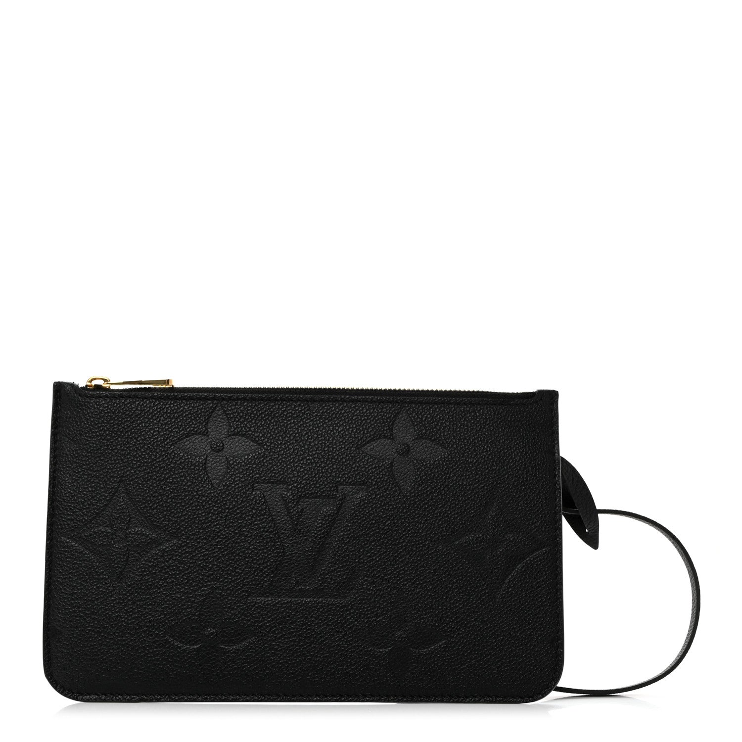 Louis Vuitton Empreinte Monogram Giant Neverfull MM Pochette Black 1 of 7