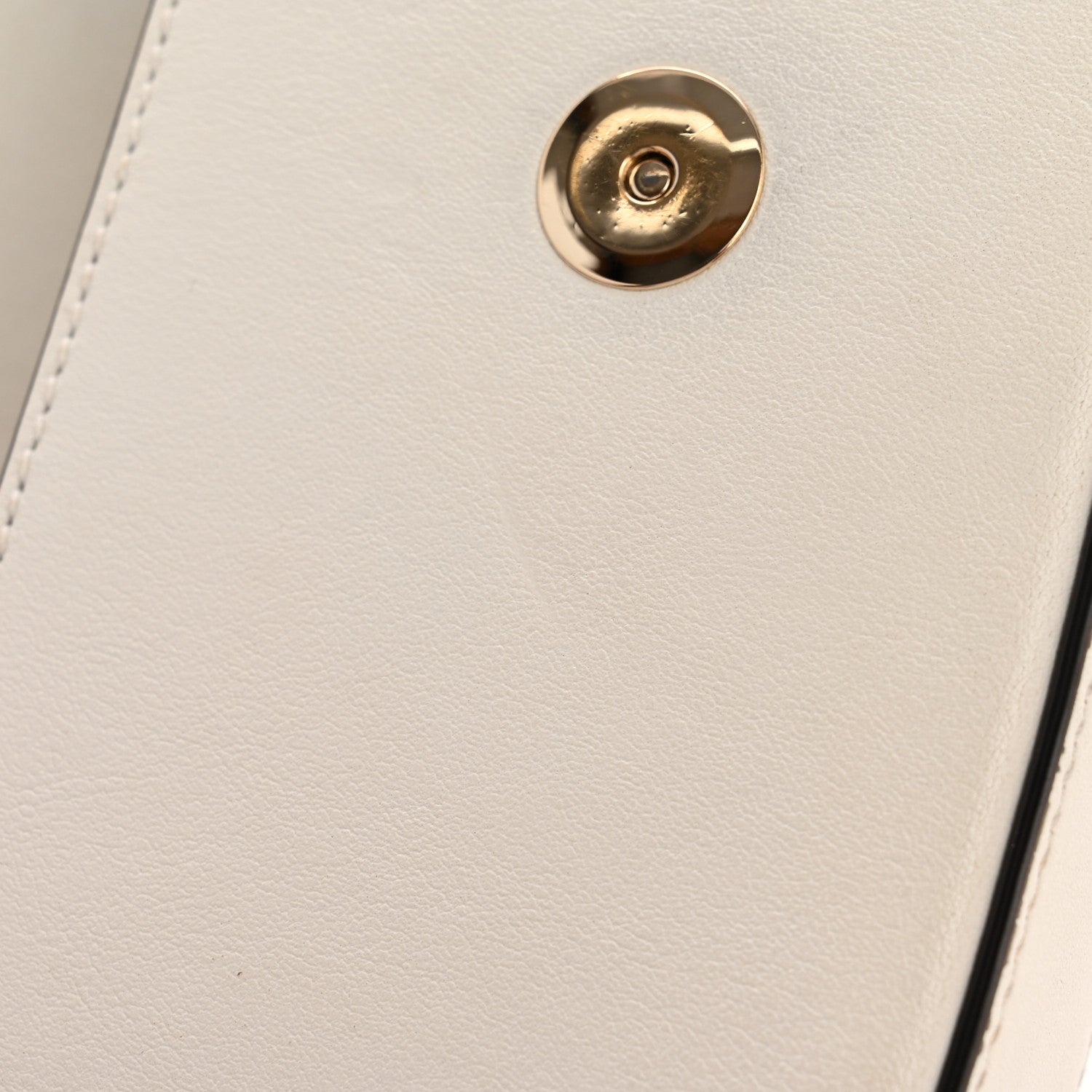 Jimmy Choo Calfskin Mini Avenue Shoulder Bag White 12 of 12