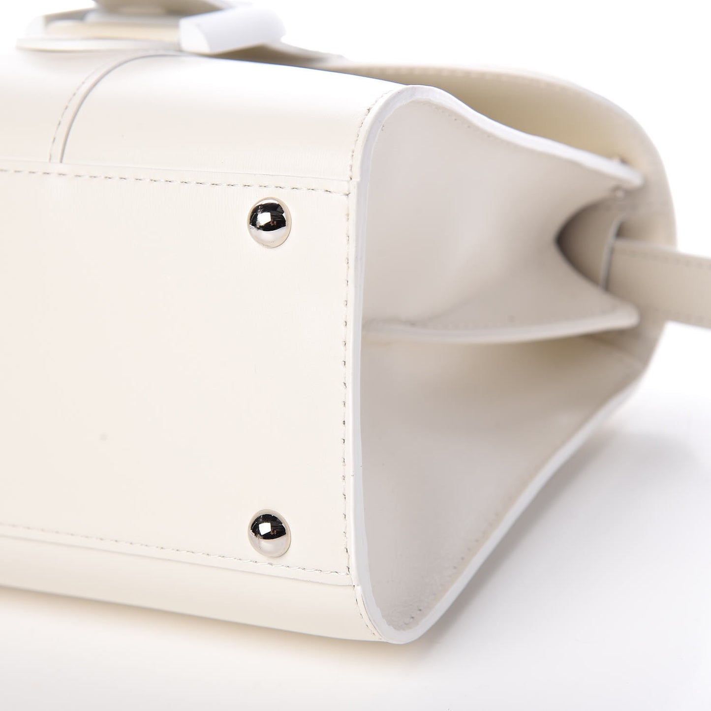 Calfskin Mini Brillant Satchel Ivory
