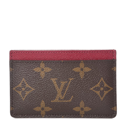 Louis Vuitton Monogram Card Holder Fuchsia 1 of 7