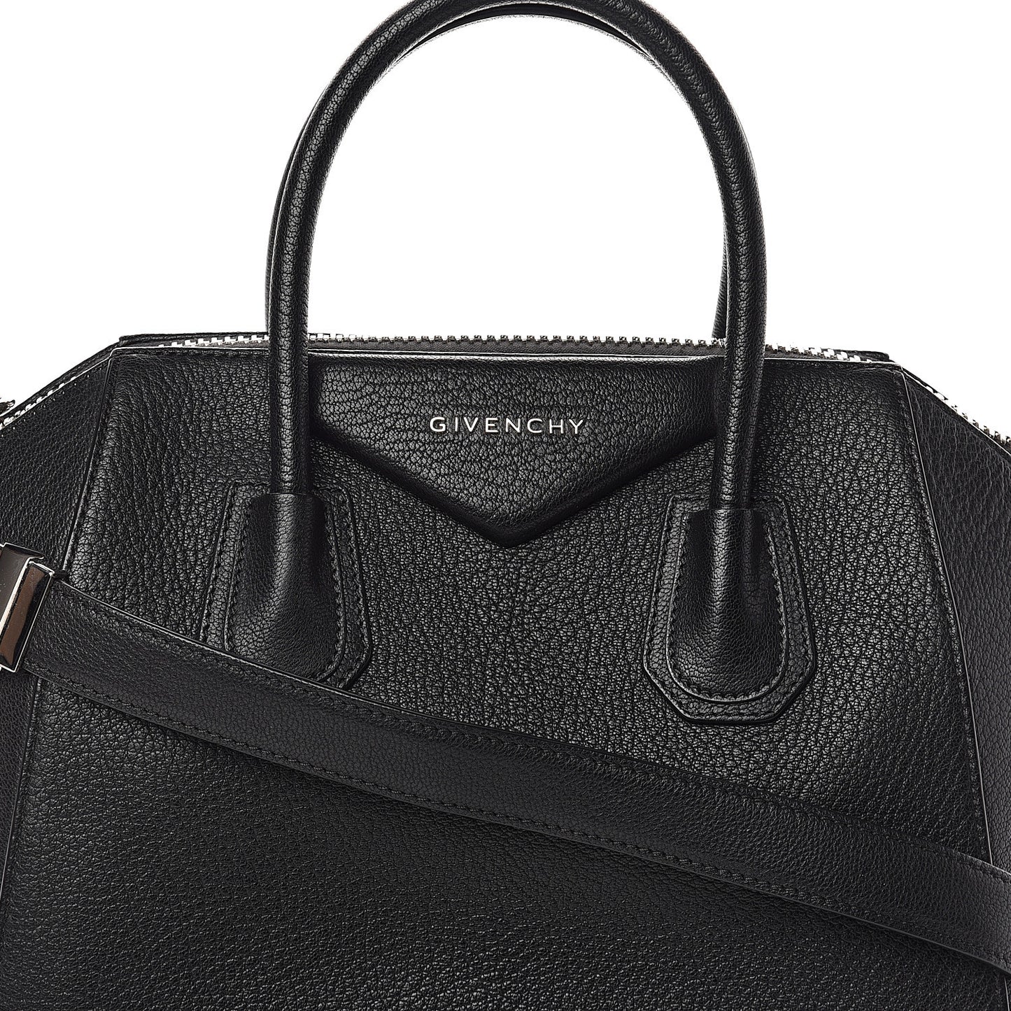 Sugar Goatskin Small Antigona Black