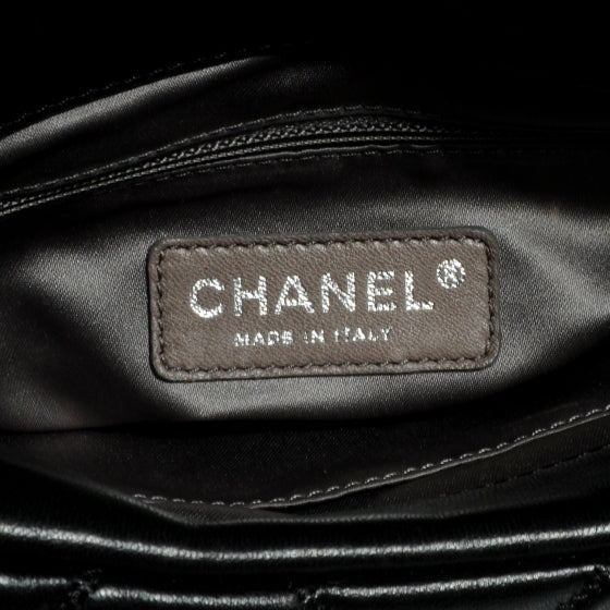 Chanel Lambskin Bubble Quilt Flap Bag Black 6 of 8
