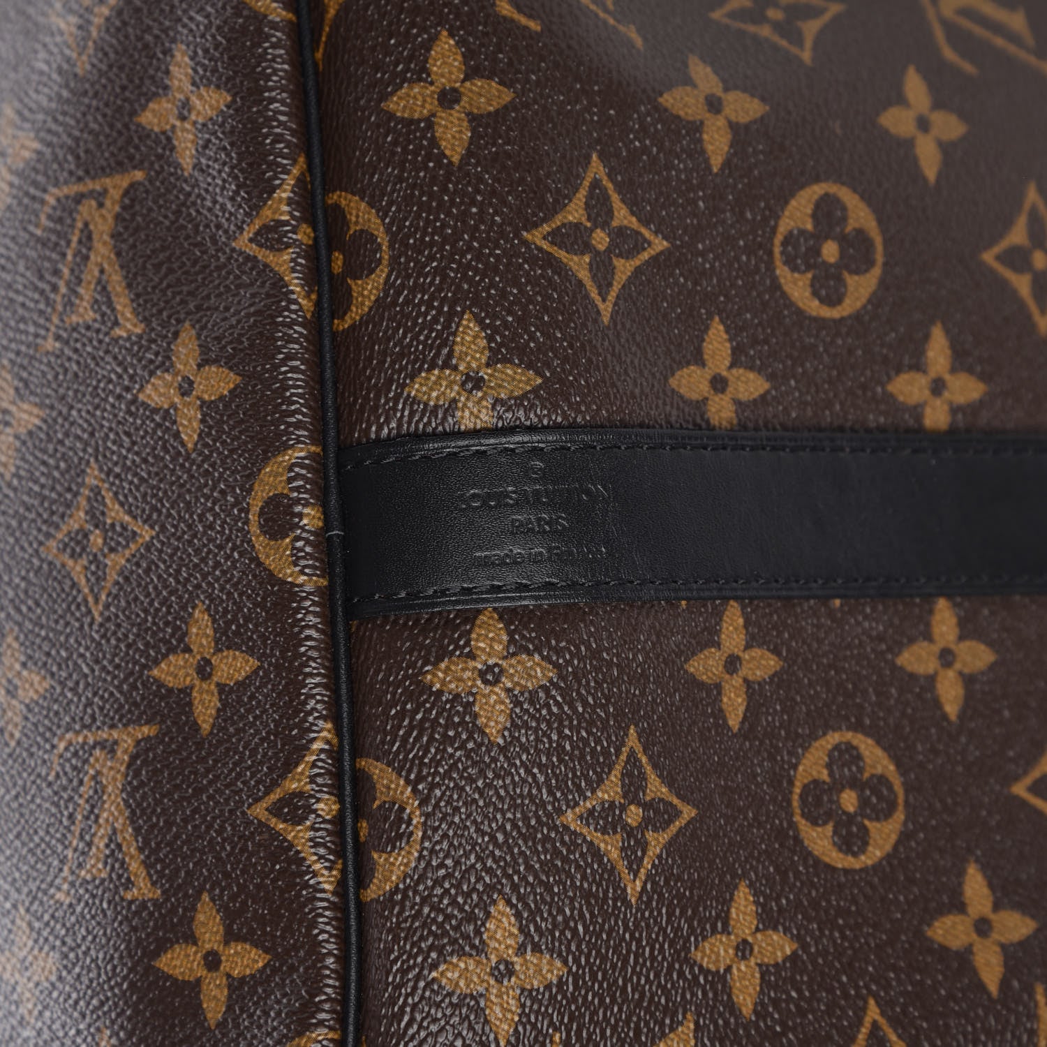 Louis Vuitton Monogram Macassar Keepall Bandouliere 55 6 of 9