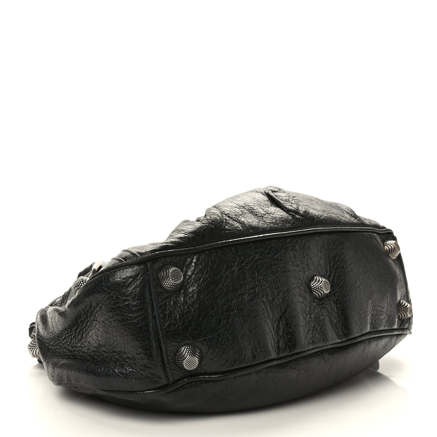 Agneau Arena Small Le Cagole Shoulder Bag Black