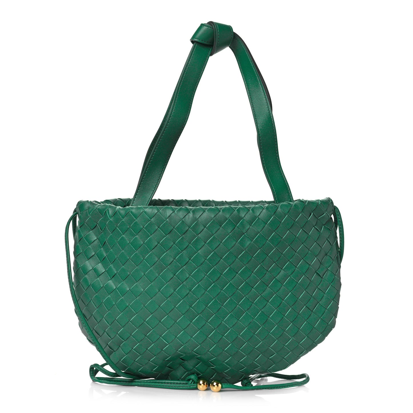Nappa Intrecciato Small Bulb Racing Green
