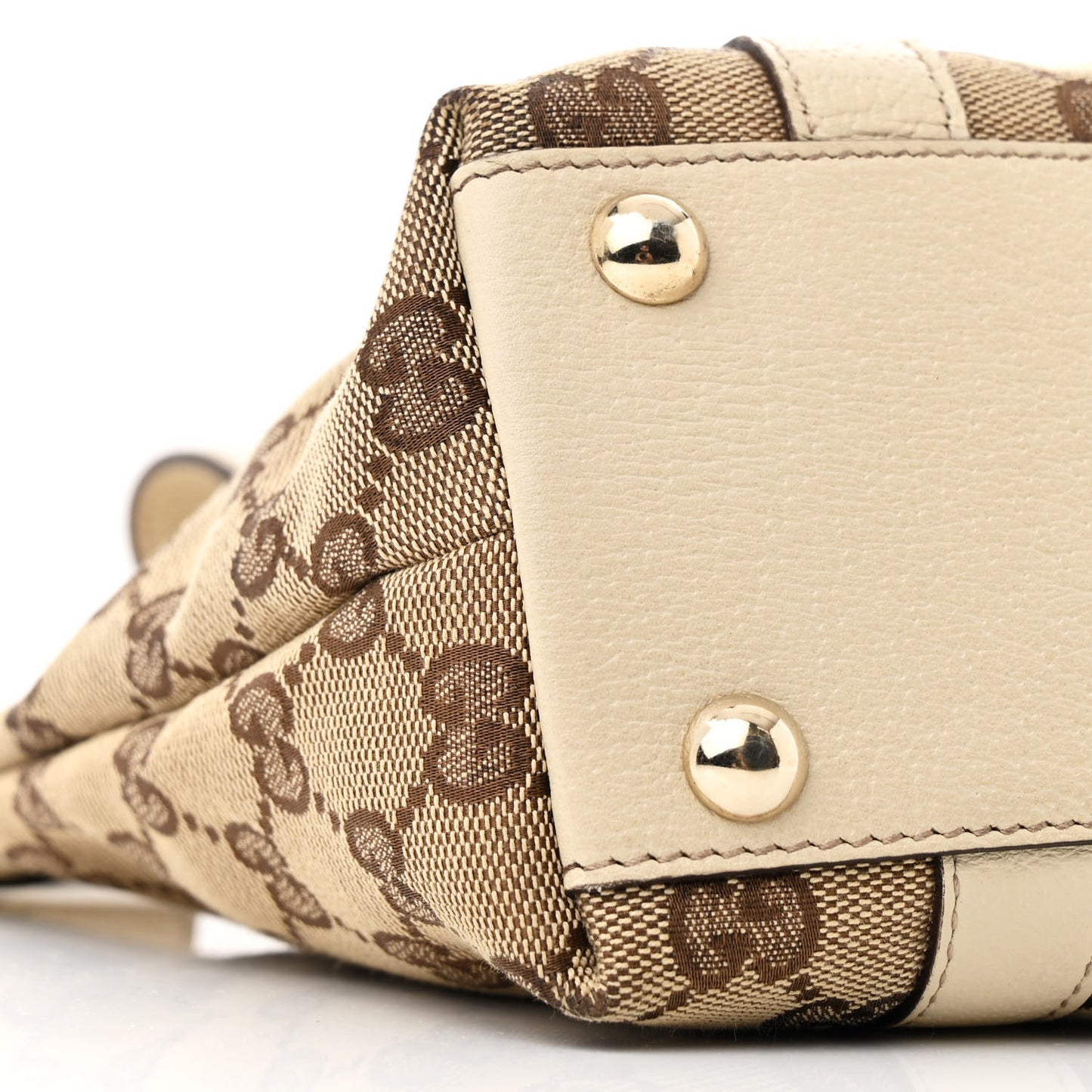 Monogram Small Abbey Tote Off White