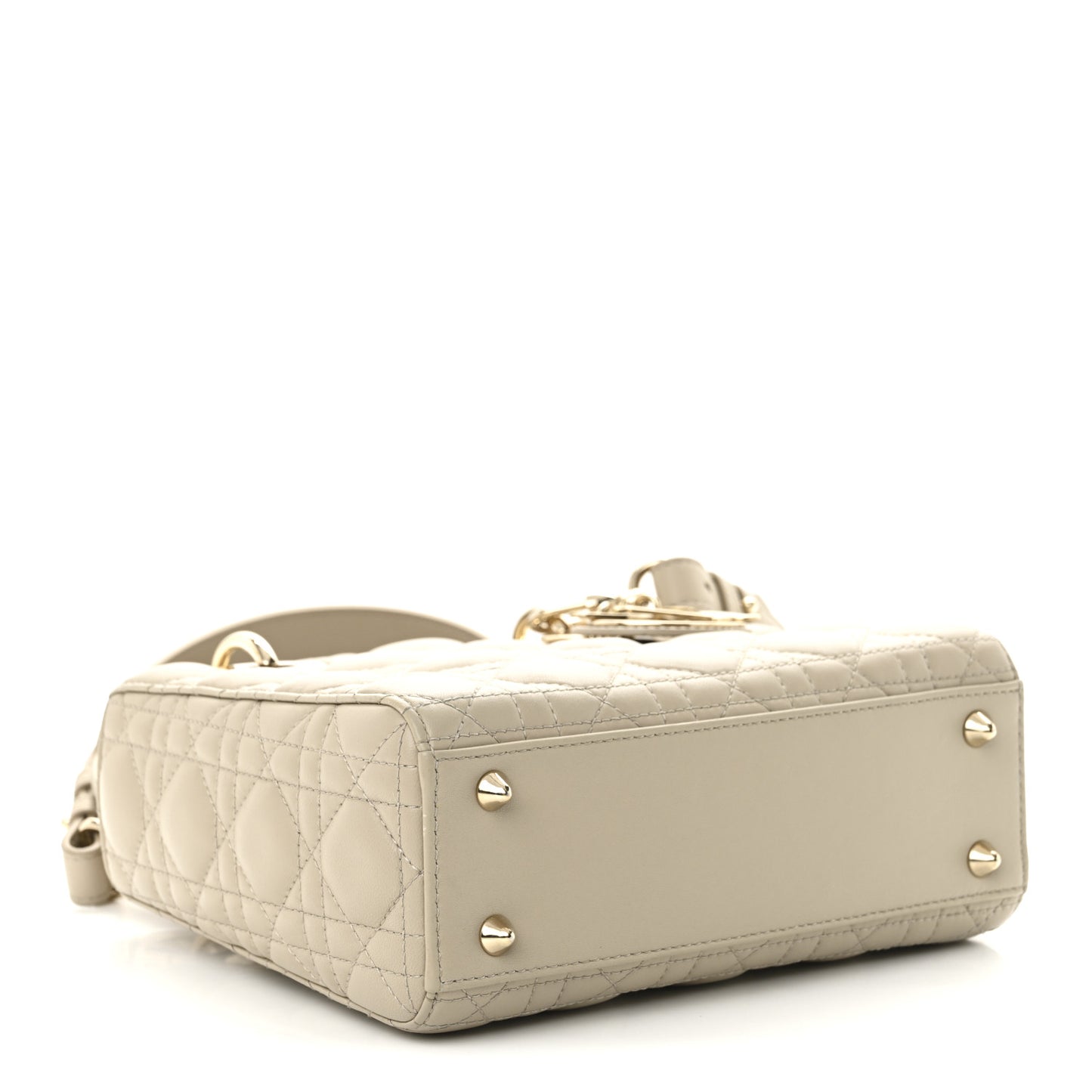 Lambskin Cannage Small My ABCDior Lady Dior Beige