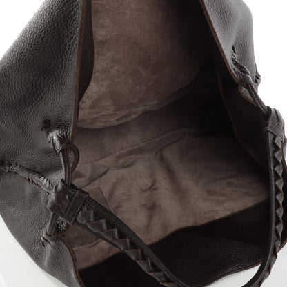 Bottega Veneta Washed Cervo Deerskin Large Hobo Ebano 5 of 8